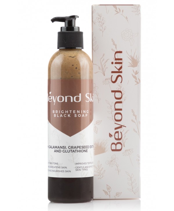 Brightening Black soap with Glutathione & Grapeseed extract 8oz 