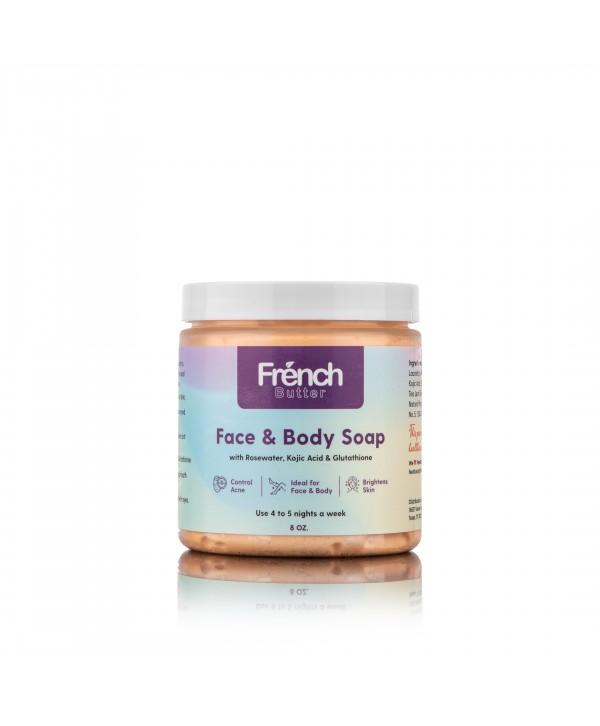 Rosewater, Kojic & Glutathione Soap - 10oz 